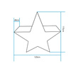 Lampa ogrodowa dekoracyjna gwiazda STAR XL LED RGBW 16 kolorów 120 cm (ES-CR014) - Step into Design