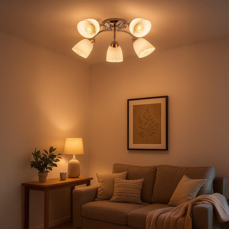 Lampa sufitowa PORTOS 5xE14 (ML2267) - Milagro