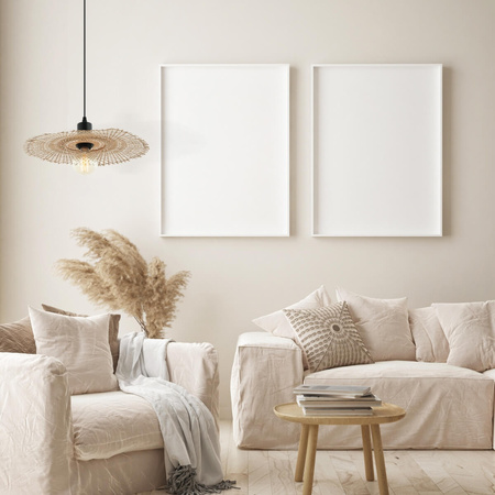 PENDENT LAMP E27 MAX 40W BAMBO NATURAL (20242 Zambelis) - Zambelis