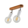 Lampa sufitowa SIMPLY WOOD 2 PŁ biała (4747) - TK Lighting