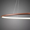 Lampa wisząca Ledowe Okręgi No.1 60cm 4k miedziana (LA073/P_60_in_4k_copper) - ALTAVOLA DESIGN