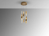 Twist lampa wisząca 3L (219381) - Schuller