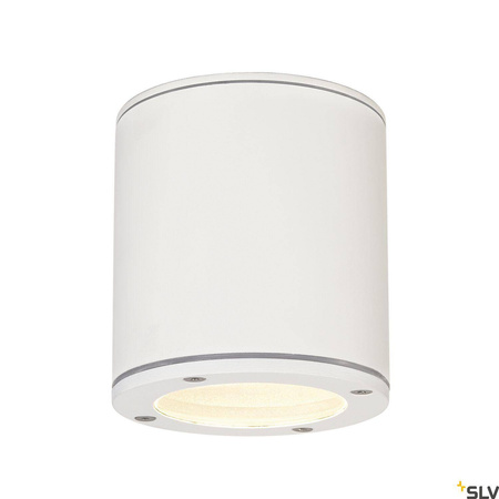 SITRA, lampa sufitowa outdoor, TCR-TSE, IP44, okrągła, biała, maks. 9W (231541) - SLV