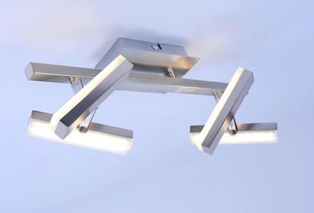 RICO LAMPA SUFITOWA STALOWY (11277-55) - Paul Neuhaus