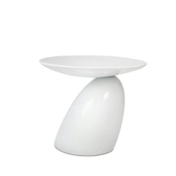 Stolik FUNGO biały -  włókno szklane (KH1501100332) - King Home