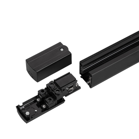 Prowadnica Track Czarny 3-Obwodowy 2m + Zasilanie (ML2136) - Milagro