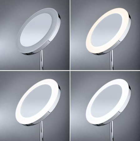 Lusterko kosmetyczne MASUA LED 4W 2700/4000/6500K +wyłącznik IP44 230V chrom / metal (PL71150) - PAULMANN