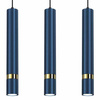 Lampa wisząca JOKER NAVY BLUE/GOLD 3xGU10 (MLP7726) - Milagro