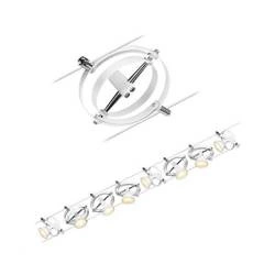 System linkowy DC zest Cardan max.8x7W GU5,3 Bi-mt /Chrom 230V/12V DC 60VA metal (PL94492) - Paulmann