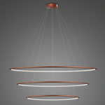 Lampa wisząca Ledowe Okręgi No.3 Φ120 cm in 4k miedziana Altavola Design (LA075/P_120_in_4k_copper) - ALTAVOLA DESIGN