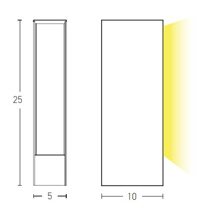 OUTDOOR BOLLARD LIGHT LED 6W RUSTY BROWN (E256 Zambelis) - Zambelis