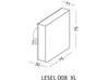 Lampa Schodowa LESEL 008 XL (100802309) - Elkim Lighting