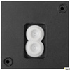 Kinkiet zewnętrzny Q-RING PHASE, IP65, czarna (1007918) - SLV