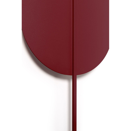 ROKKE burgundowa lampa ścienna / kinkiet (RKK24050) - Ummo