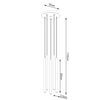 Lampa wisząca PASTELO 5P czarna (SL.1176) - Sollux Lighting