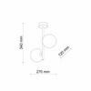 Lampa sufitowa ESTERA GOLD 2 PŁ (4547) - TK Lighting