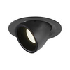 NUMINOS® GIMBLE M, oprawa sufitowa wpuszczana czarna 4000 K 55° (1005963) - SLV