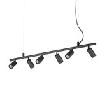 Lampa wisząca DYNAMITE Czarny (DYNAMITE_SP6_NERO) - Ideal Lux