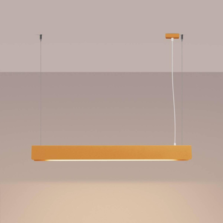 Nowoczesna lampa wisząca do kuchni SPARK złota (SL.1396) - Sollux Lighting