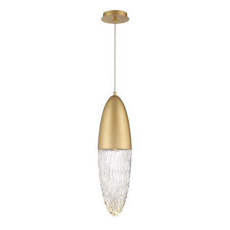 Lampa wisząca Ecrou - Szczotkowane złoto (QN-ECROU-1P-BG) - Quintiesse