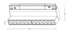 GRILLE LAMP 12W 3000K  BLACK DIMMABLE (20290 Zambelis) - Zambelis