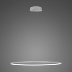 Lampa wisząca Ledowe Okręgi No.1 80cm 4k srebrna Dali (LA073/P_80_in_4k_silver_Dali) - ALTAVOLA DESIGN