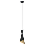Lampa Wisząca Malia (PND-85949-1 BK+GD) - Italux