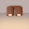 Plafon AURA 2 mocca GU10 (SL.1805) - Sollux Lighting
