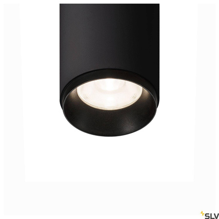 NUMINOS® CL PHASE S, wewnętrzna oprawa sufitowa natynkowa LED, czarna/czarna 4000 K 24° (1004138) - SLV