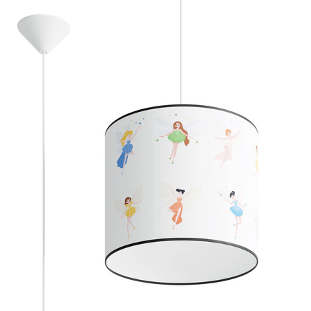 Lampa wisząca do pokoju dziecka bajkowy wzór WRÓŻKI 30 (SL.1416) - Sollux Lighting