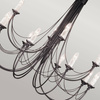 Żyrandol Carisbrooke (CB12-BLACK) - Elstead Lighting