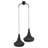 Lampa wisząca Mahaka 2 - Szara (500 mm)   (5182) - Shilo