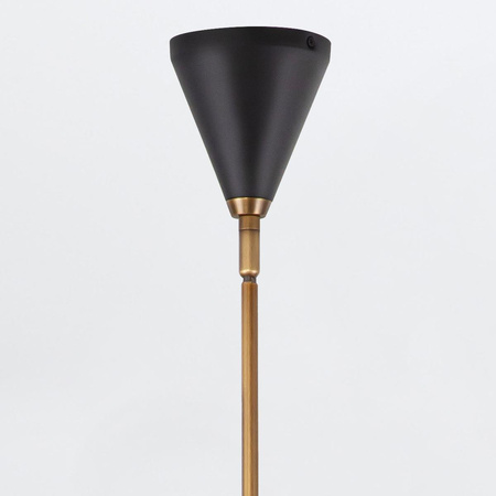 Żyrandol Brickell - 5 źródeł światła - Matowa czerń (QN-BRICKELL5-MBHL) - Quintiesse