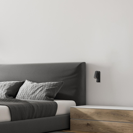 READING LIGHT LED 3W BLACK (H35 Zambelis) - Zambelis