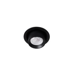 MAXLIGHT H0131 LAMPA SUFITOWA HALO F BLACK PODTYNKOWA


