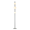 LED FLOOR LIGHT 12W 3000K GLASS &METAL WHITE+BLACK (20135 Zambelis) - Zambelis