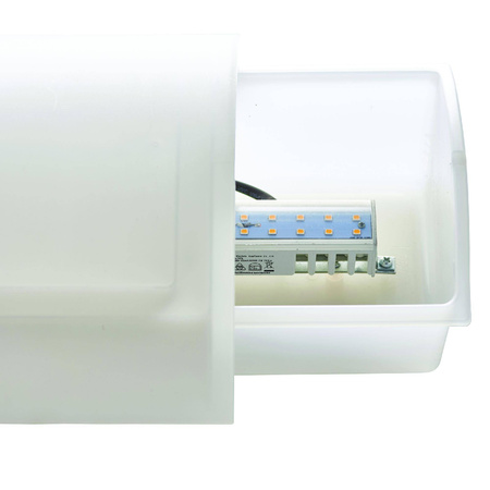 Kinkiet Bianco LED 1lt wall IP44 7W (75930) - Saxby