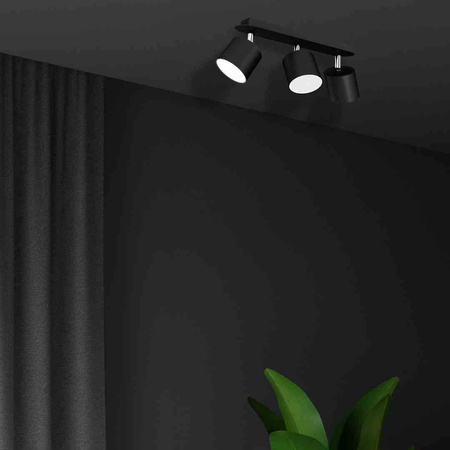 Lampa sufitowa DIXIE BLACK 3xGX53 (MLP7601) - Milagro