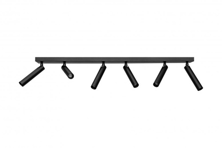 Lampa sufitowa ROLL 6 kolor Czarny (50924602) - KASPA
