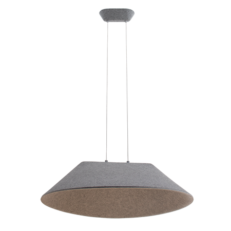 PENDANT LED LIGHT 12W SMD 3000K ACOUSTIC GREY (23173 Zambelis) - Zambelis