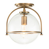 Lampa sufitowa Somerset, Stary mosiądz (QN-SOMERSET-F-C-HB) - Quintiesse