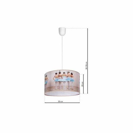 Lampa Wisząca BALLERINA 1xE27 (MLP4311) - Milagro