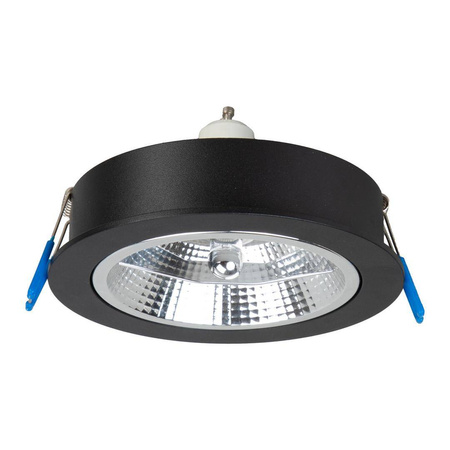 Oprawa podtynkowa Redondo Czarny 1xAR111 GU10 (ML1076) - Milagro