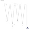 Lampa Wisząca SHALLOW 4 (0054.31.NE) - Vivida