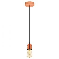 Lampa wisząca YORTH czarna/miedziana (32539 - Eglo) - żyrandol