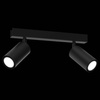 Lampa sufitowa HUDSON BLACK 2xGU10 (MLP8795) - Milagro