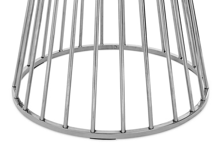 Stół GLAM WALNUT 110 - fornir orzechowy, chromowana podstawa (KH1201100128.CHROM) - King Home