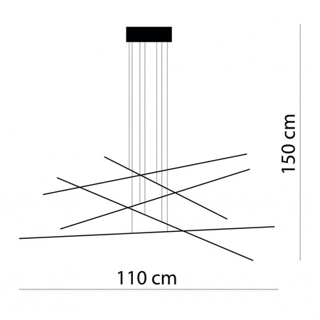 KASUMI ŻYRANDOL W-5 biały 3000K (66369) - Ramko