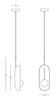 PENDANT LIGHT G9 LOGD LEAF (22060 Zambelis) - Zambelis