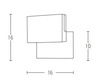 OUTDOOR WALL LIGHT LED 9W GRAPHITE (E199 Zambelis) - Zambelis